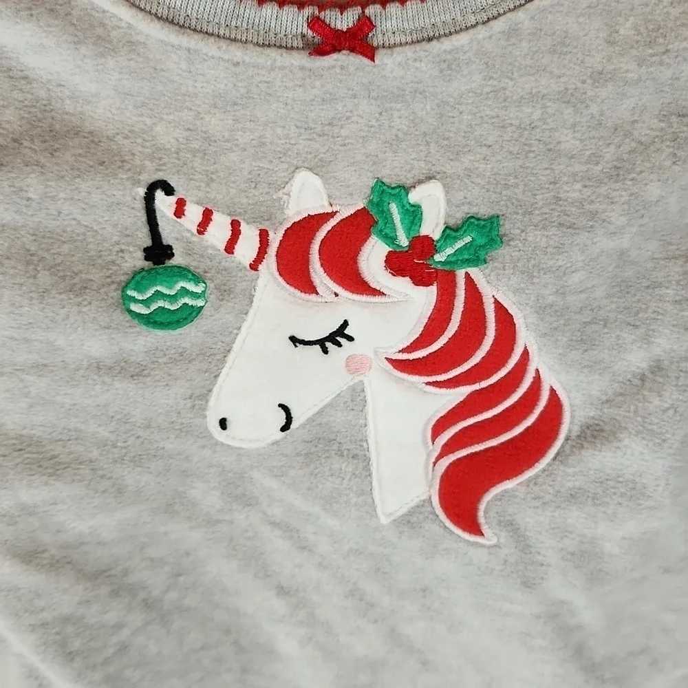 NWT Carter's girls fleece 2 piece long sleeve PJS